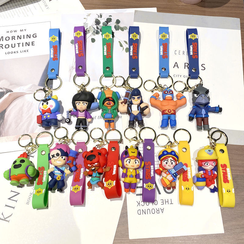 Cross-border hand tour wilderness chaos bucket key chain cartoon doll car key chain accessories schoolbag pendant small gift Cross-border hand tour wilderness chaos bucket key chain cartoon doll car key chain accessories schoolbag pendant small gift