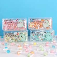 110克恐龙水果糖盒装千纸鹤糖果送女生网红礼物休闲零食儿童食品