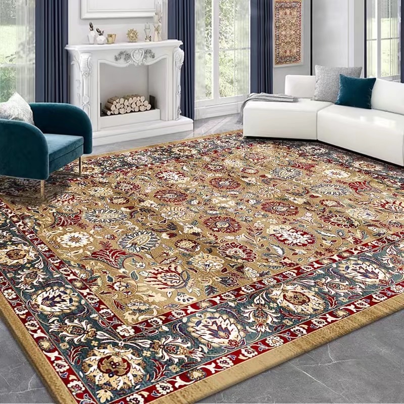 Transfronterizo de estilo bohemio marroquí lavable alfombra máquina lavable patrón tribal alfombra plegable