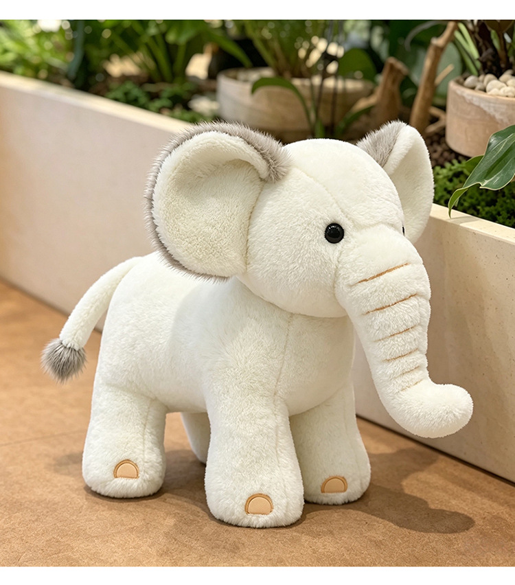 Cute Elephant Plush Pillow Cross-Border Plush Toy Comfort Pillow Sleeping Companion Doll Baby Sleeping Pillow Wholesale