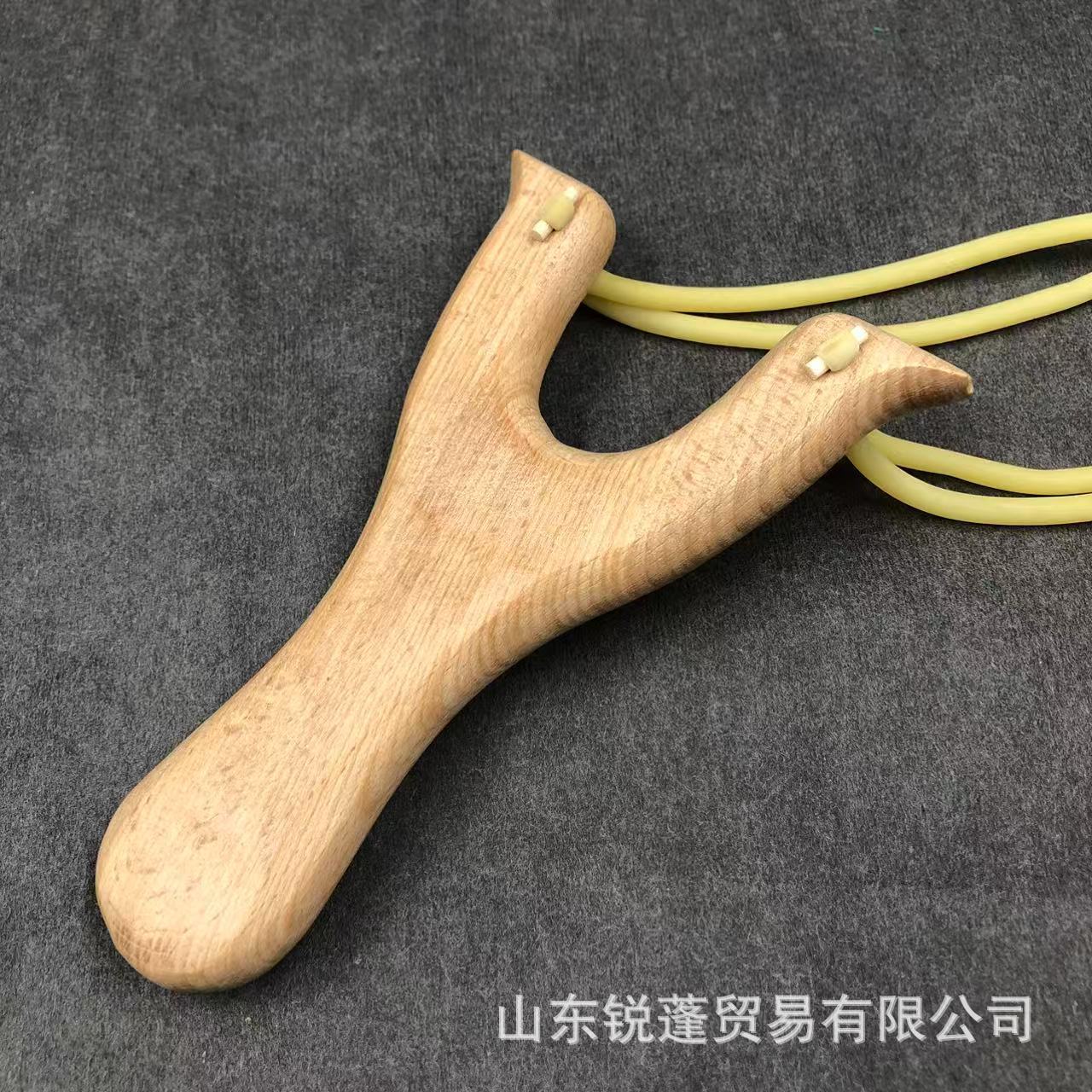 儿童塑料弹弓榉木传统皮筋高精度射击成人瞄户外地摊礼品百货批发