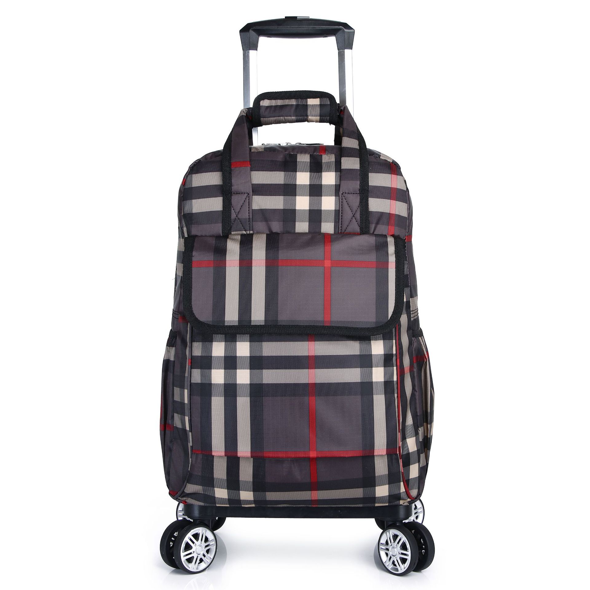 Rueda universal trolley mochila plegable ligero trolley bolsa de viaje de larga y corta distancia bolsa impermeable bolsa de embarque al por mayor