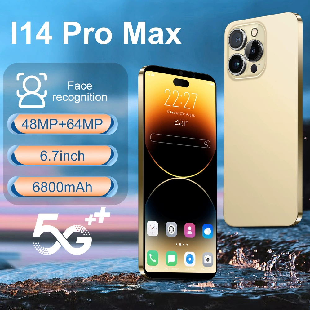 (Переходная торговля), смартфон, мобильный телефон, intel core i14, 14 pro max, 6.7 дюйм, широкий экран