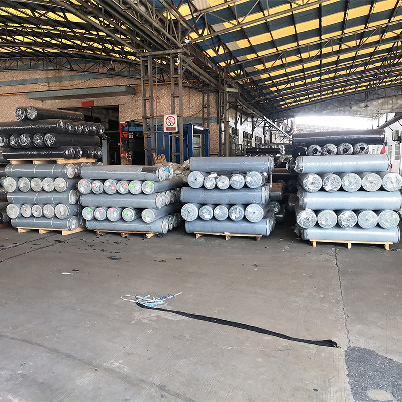 En stock película de plástico película de fibra química tela retráctil caja de embalaje transparente PE calor bolsa de película retráctil material resistente a la tracción