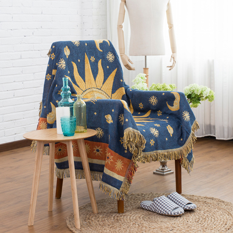 American sofa cover cross-border sofa towel all-inclusive four-season sofa cover fabric thread blanket wholesale dropshipping