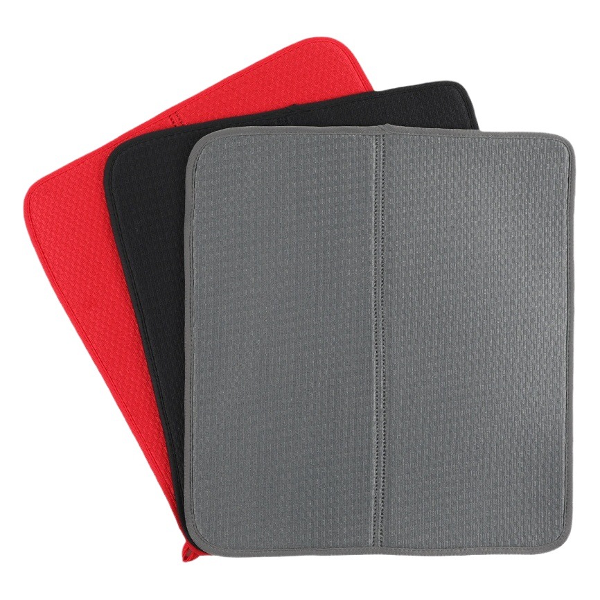Tapete de drenaje de cocina con punto transfronterizo, tapete para mesa de comedor, tapete absorbente para encimera, mantel individual de esponja, tapete de secado para vajilla, tapete para lavar platos