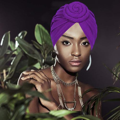 Bestselling Women's Scarf Hat, Fashion Snail Hat Bohemian Style Floral Turban Hat