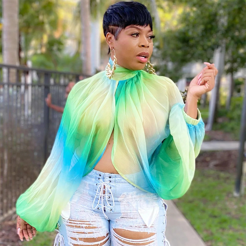 Women's Cardigan Long Sleeve Blouses Vintage Style Streetwear Geometric display picture 176