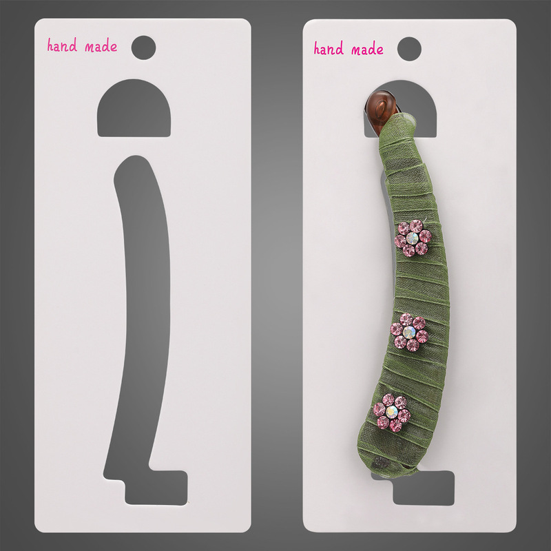 Large Twist Clip with White Card Packaging for High-End Boutique Stores, Premium Banana Clip Hair Accessory with Backing Card Large Twist Clip with White Card Packaging for High-End Boutique Stores, Premium Banana Clip Hair Accessory with Backing Card