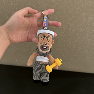Authentic Big-Eared Tutu Grandpa — Pluş açarlıqlar - old-man-yellow-iron-ox-pendant