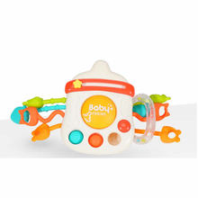 跨境婴儿宝宝手拿奶瓶拉拉乐摇铃益智早教玩具可啃可咬抓握训练