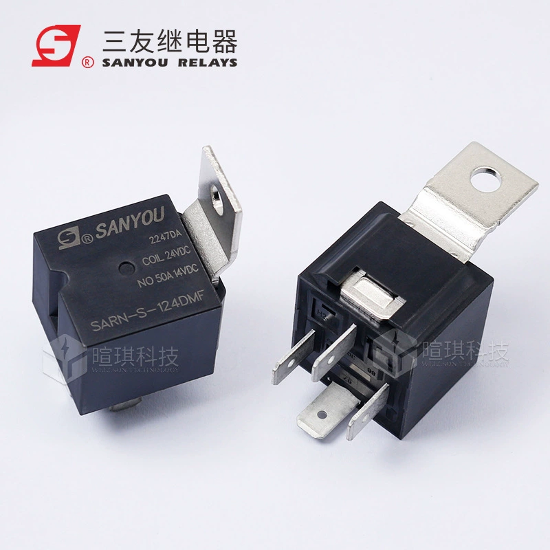Sanyou Relay SARN-S-112DMP 12v24v автомобильный реле 4 контакта 50a