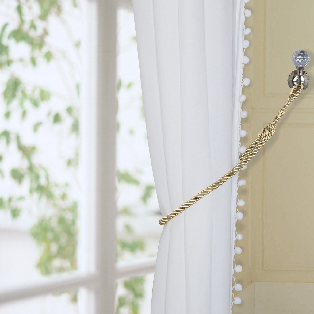 Amazon al por mayor de puntos transfronterizos simple y hermoso accesorios de cordón cortina correa de cortina decoración de belleza botón de cortina