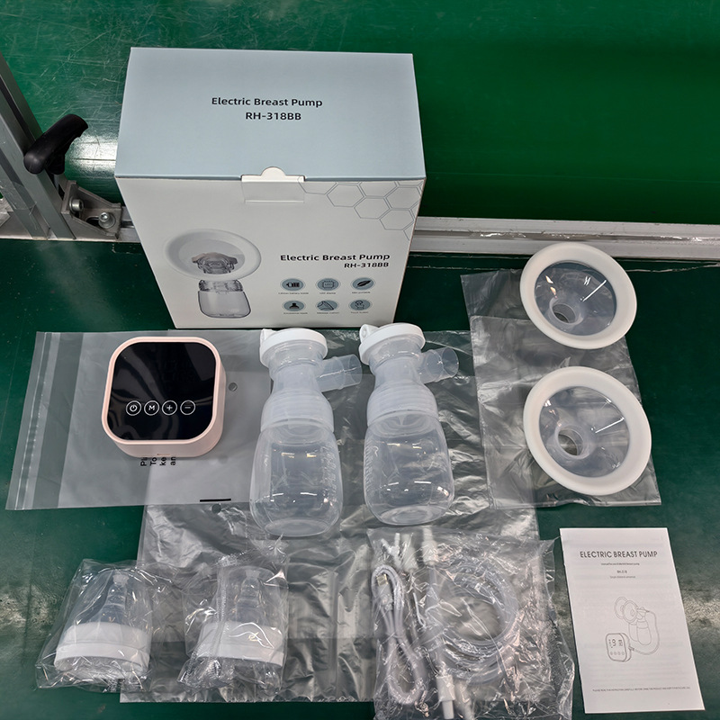 DEAREvery bomba de pecho eléctrico bilateral cómodo masaje colector de leche materna automática ordeño receptor de leche image 3