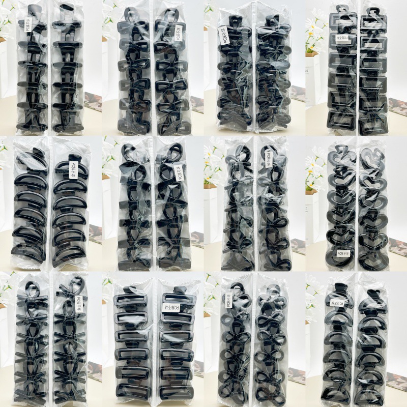 Korean Style Cross Pearl Hair Clip for Back of Head, Elegant and Chic Large Hair Clip Shark Clip Headwear for Women