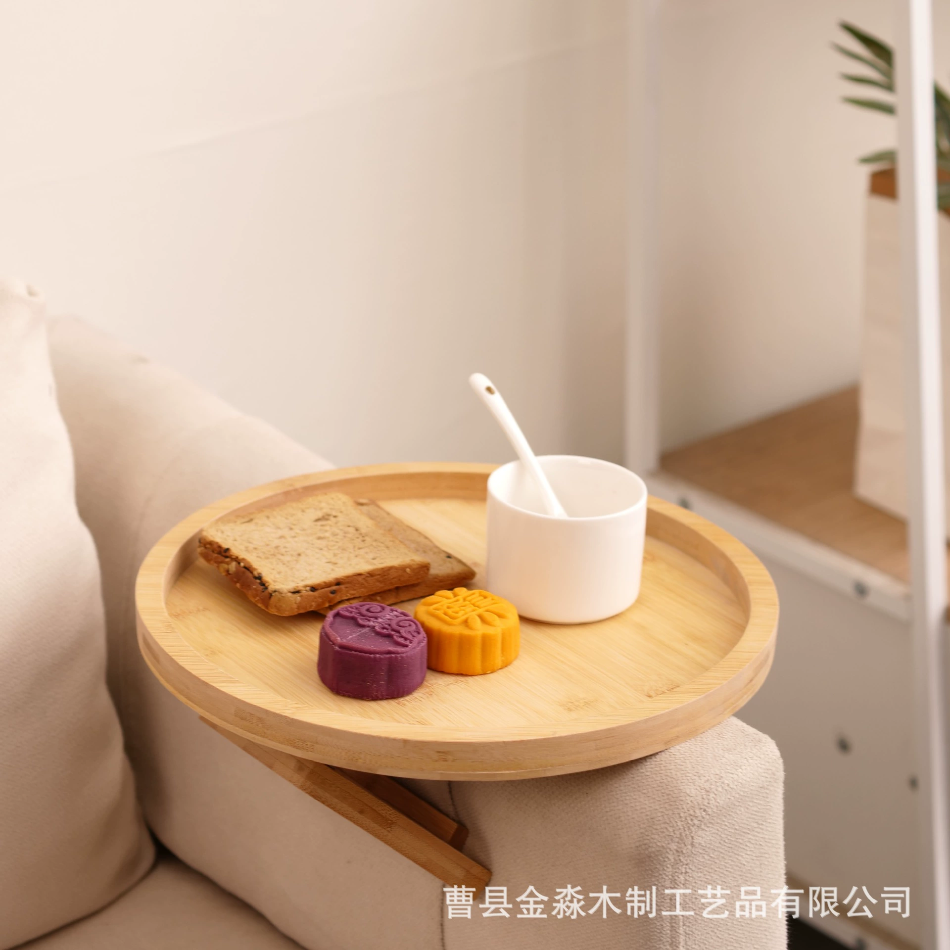 Трансграничный диван подлокотник складной поднос ленивый фруктовый поднос поднос для завтрака закуски чайная тарелка