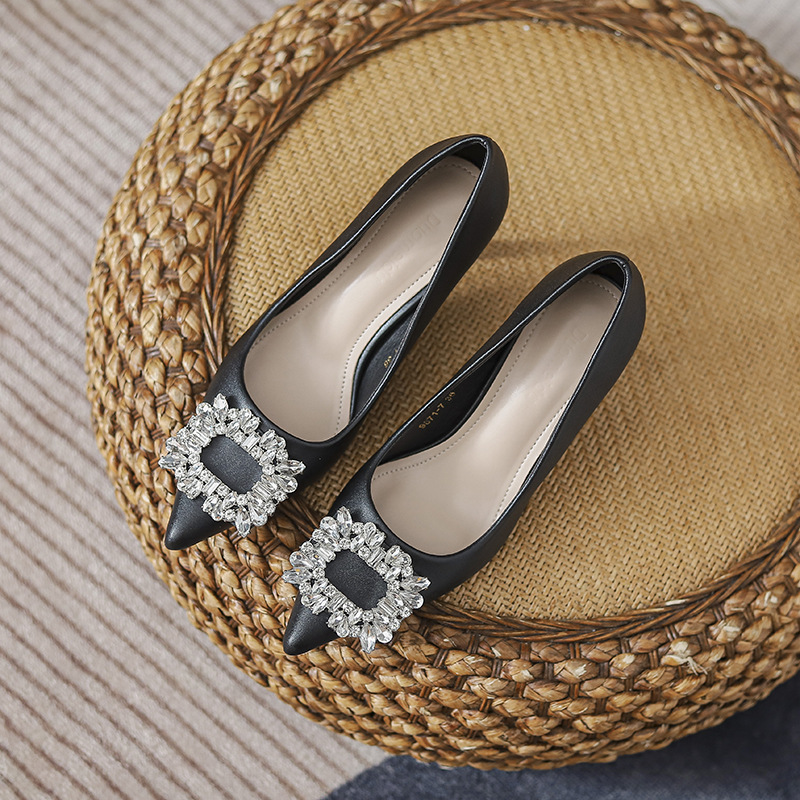 블랙 (가죽 높이 5cm)