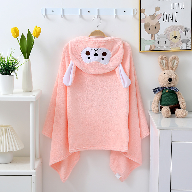 儿童浴巾斗篷