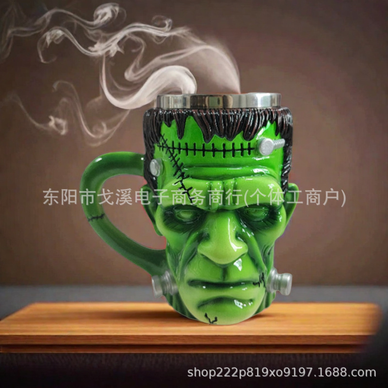 2025跨境热销爆款创意个性厂家环保树脂马克杯水杯礼品杯批发代发|undefined