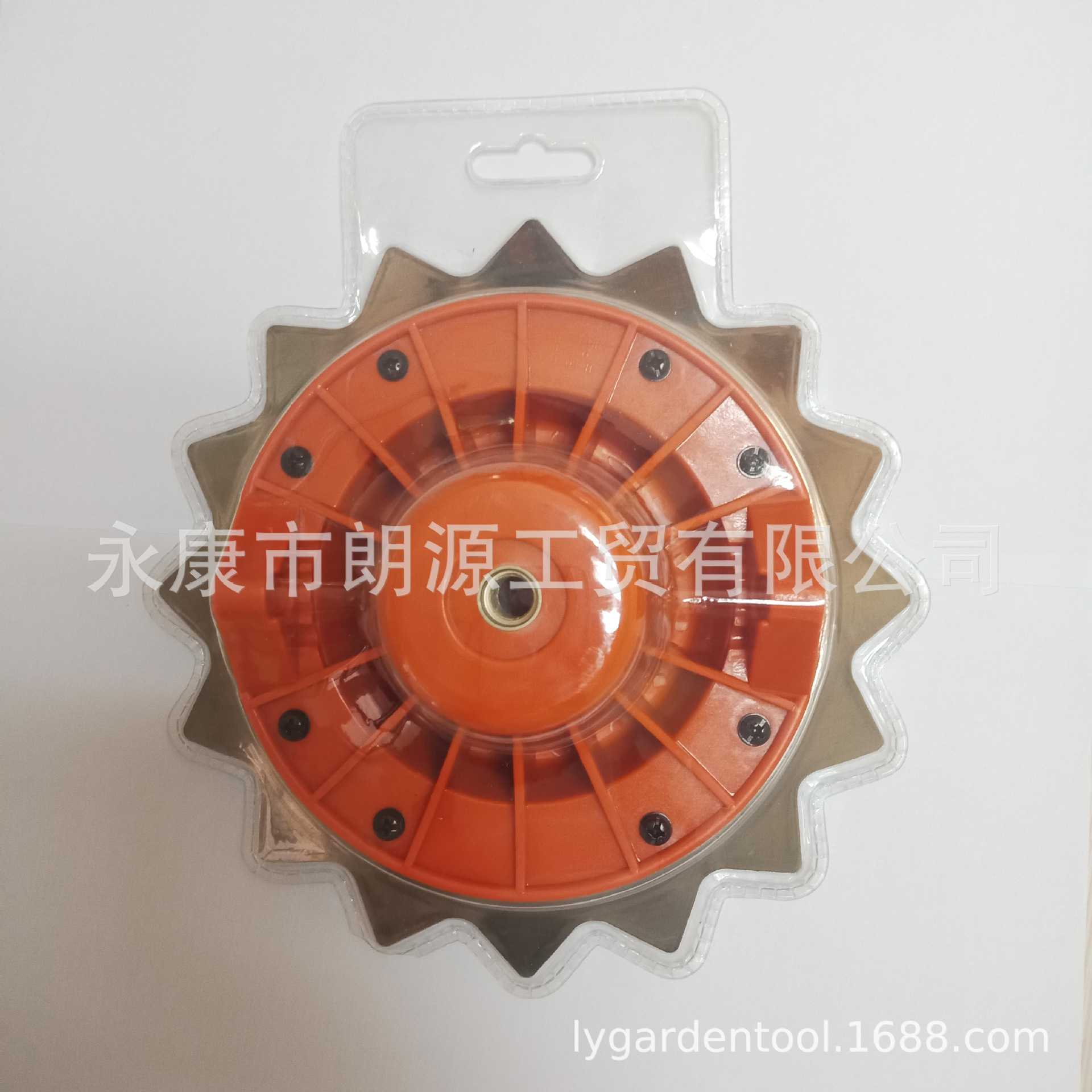 汽油电动割草机打草头双重打草头带绳子刀片耐用耐磨金属除草头