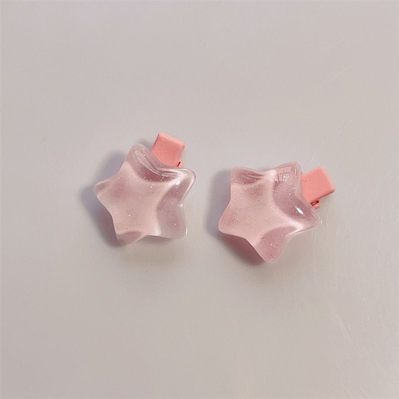 핑크 스타 사이드 클립