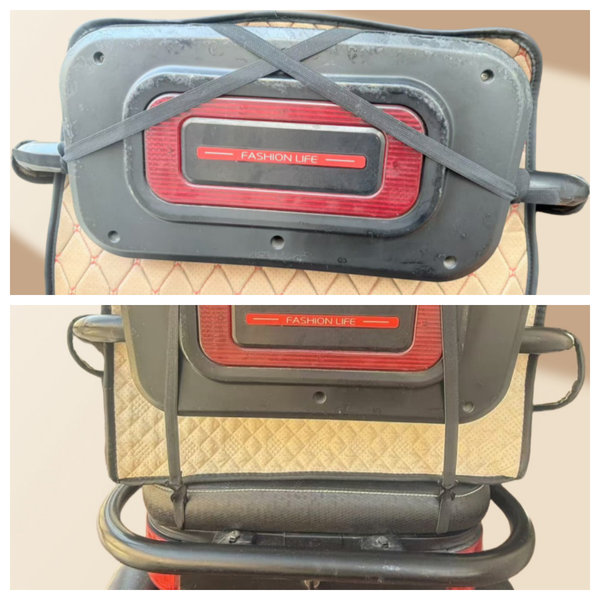 Yadi Electric Tricycle Emma Backrest Cushion Integrated Anti-Leakage Windproof Protective Enclosure Cushion Cover Universal