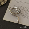 Metal big hairgrip, hair accessory, crab pin, shark from pearl, South Korea, light luxury style