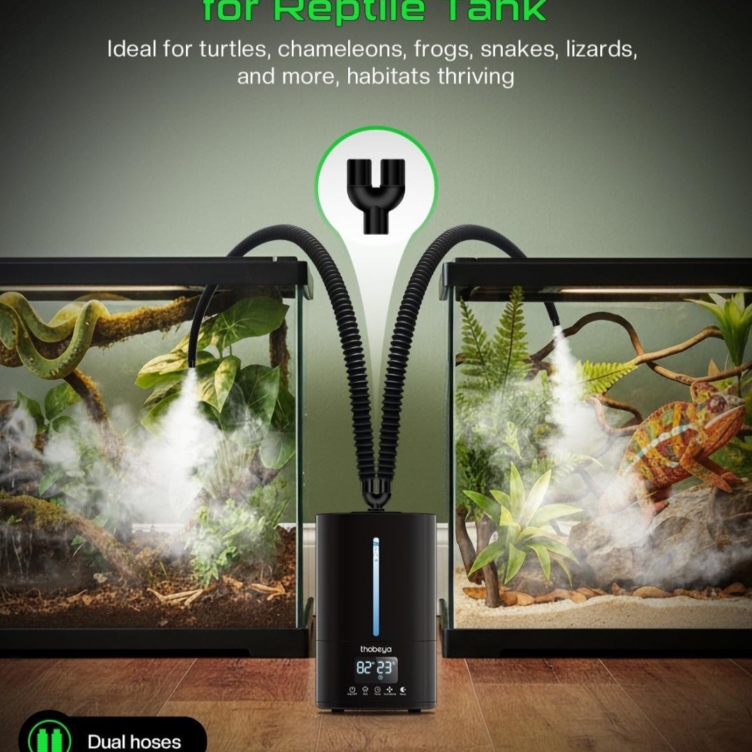 Customized Pet Plant Garden Plant and Reptile Micro-Ozone Antibacterial Plasma Odor Removal Negative Ion Smart Humidifier