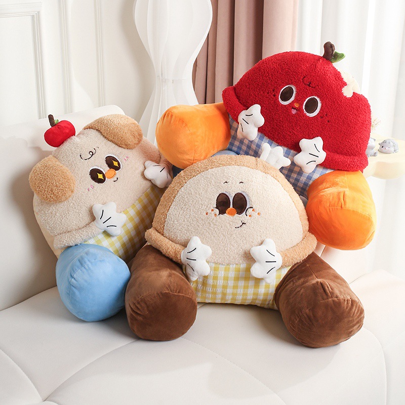 Super Cute Huggable Big Pillow for Bed, Waist Support, Sofa Cushion, Office Pillow, Backrest Cushion, Lumbar Pillow, Removable and Washable