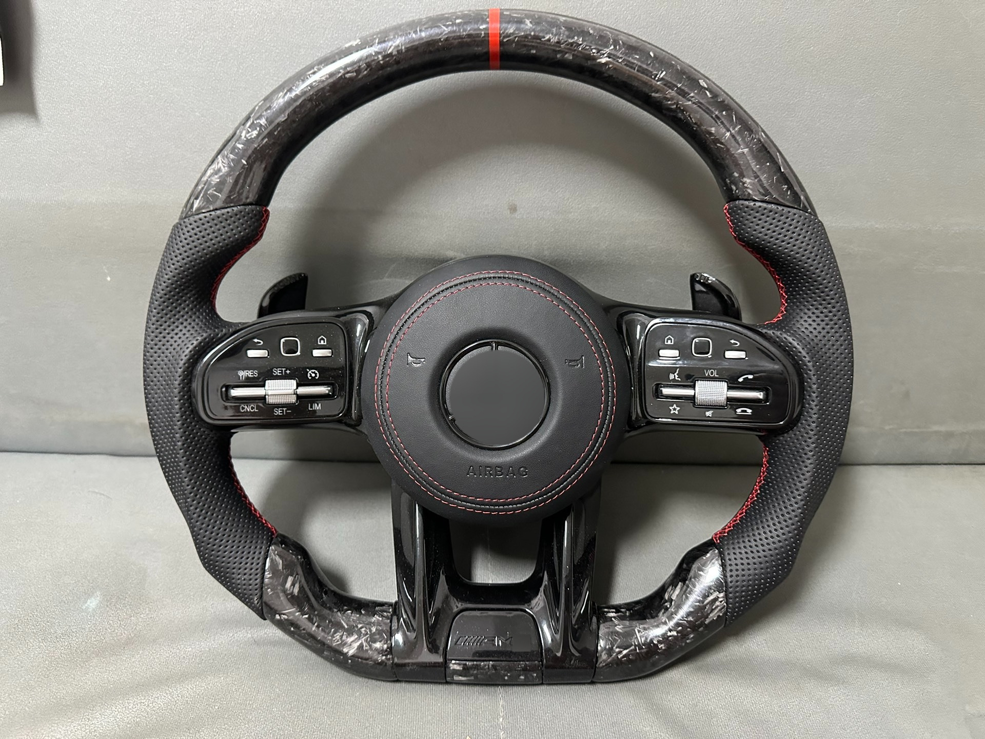 Mercedes-Benz 809AMG A-Class E-Class C-Class CLA GLC Forged Carbon Fiber Steering Wheel Upgrade Mercedes-Benz Steering Wheel Assembly