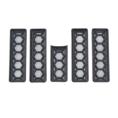 a glossy black ABS finish, Automobile anti-insect net