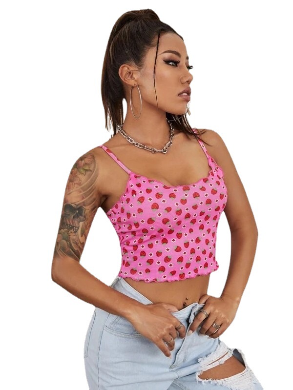 2024 Nachtclub Sport One Shoulder Stahlring Frei gewickelte Brust Damen Strap Tank Top_voghion.com