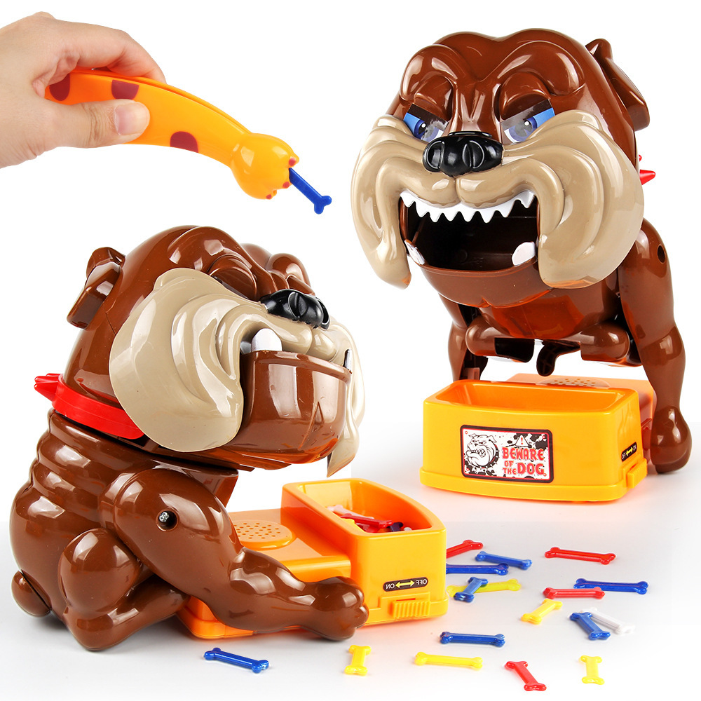Juguete para morder la mano de los niños de exportación transfronteriza una variedad de juguete para morder el perro cocodrilo tiburón de descompresión parodia