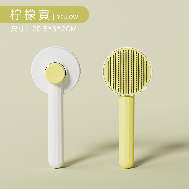 Oído de gato cabeza de oso gato peine nueva mascota gato peine flotante aguja de pelo peine suave gato fábrica de pelo en stock al por mayor