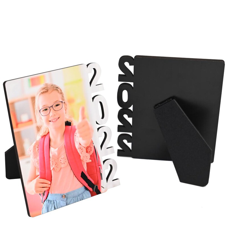 Shibang Thermal Transfer Mdf Photo Frame Sublimation Printed Pattern Letter Commemorative Photo Board Personalized Gift Idea