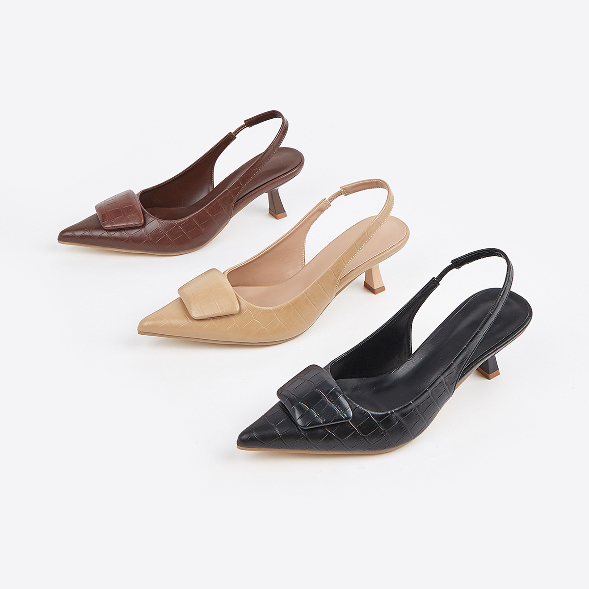 summer sandals pointed-toe stiletto heels