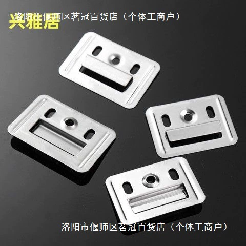 Пряжка для настенной панели, пряжка для настенной панели, одна упаковка доски похвал, интегрированная пряжка из бамбукового дерева из нержавеющей стали, другие