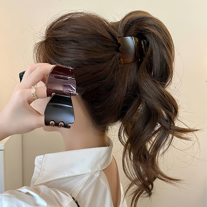 Pinza de Tiburón para Coleta Alta Accesorios de Cabello para Mujer