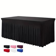 K 40711 6ft elastic jelly table skirt 6 Ӣ�ߵ���ˮĸ��ȹ