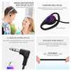 Cross -border unilateral explanator headset cable conference conference interpretation headset tour guide 3.5 translation headset D -shaped ear hanging