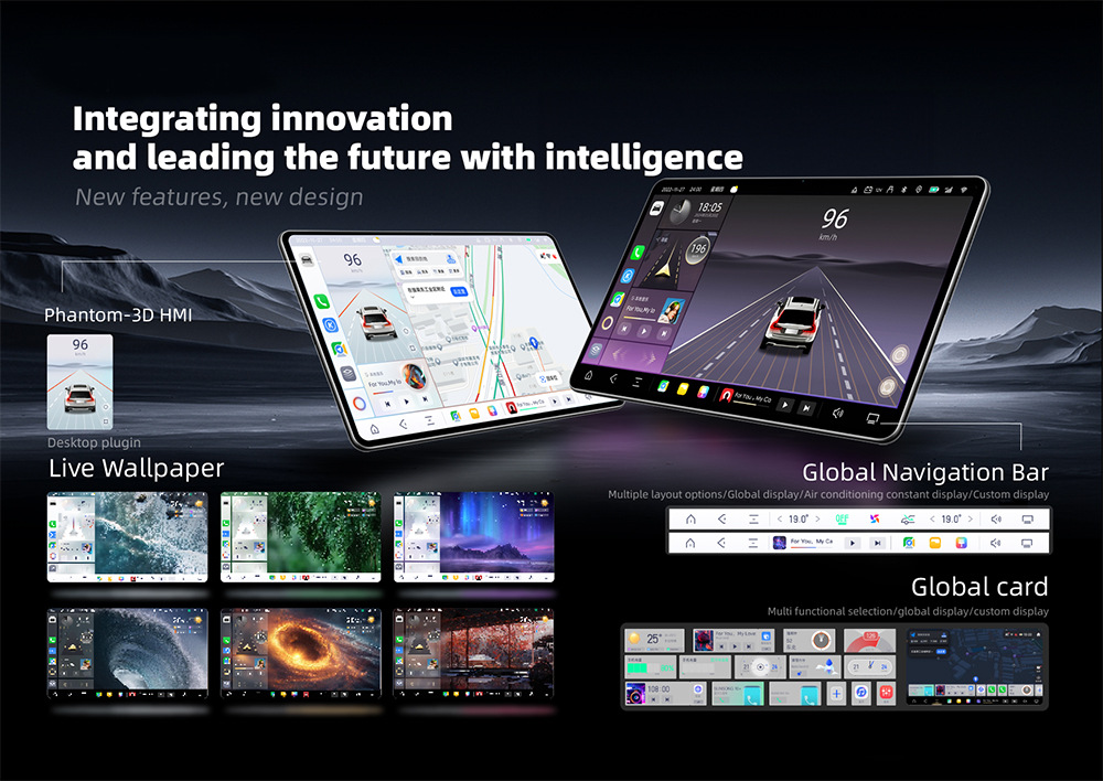 Car Navigation Dingwei Ts20/7870 Android Smart Central Control Large-Screen Navigation All-In-One Device Supports Overseas Use