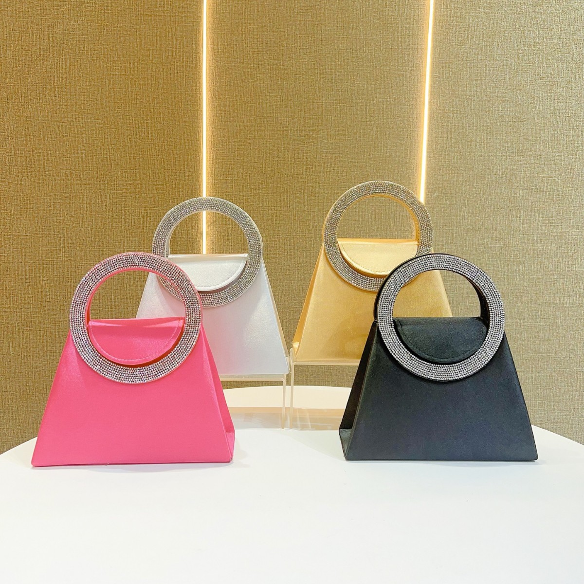 Borsa da sera donna con strass borsa a tracolla brillante_voghion.com