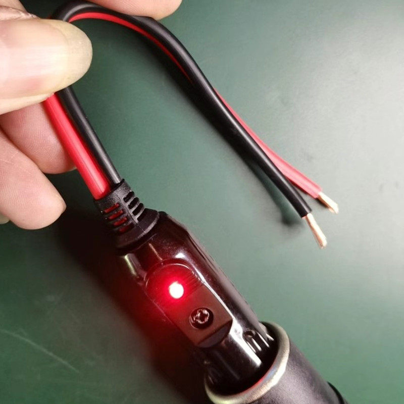 Car Cigarette Lighter Plug, Bakelite Plug, Spare Parts, High Temperature Resistant Car Appliance Plug, Spring Contact, Fuse