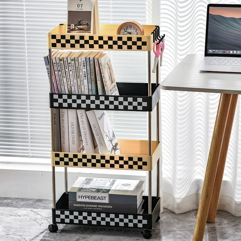 Настольная/прикладная? Actually original: "Desktop storage rack bathroom storage rack floor-standing multi-layer cosmetics fruit and vegetable sundries movable trolley mobile"