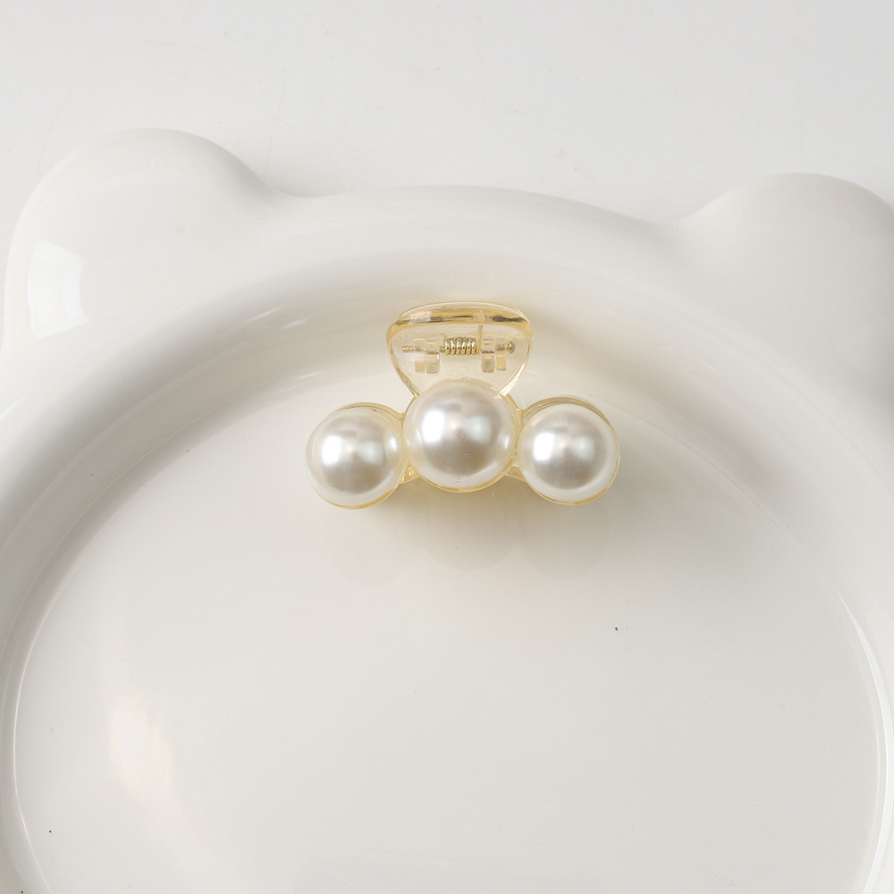 Pinza para el Pelo con Perlas Elegantes, Tamaño Grande/Pequeño, para Recogido, Accesorio de Lujo Ligero, Venta por Mayor image 14