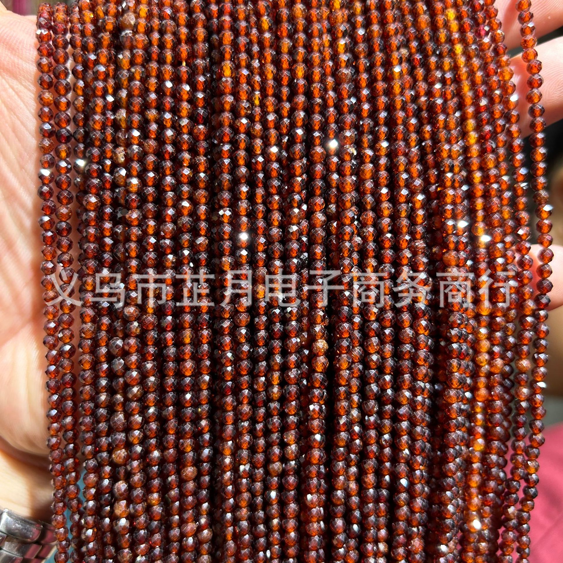 Pequeñas cuentas 2mm3mm4mm facetas todo tipo de ágata Cristal de piedra natural granos sueltos DIY joyería pulsera collar