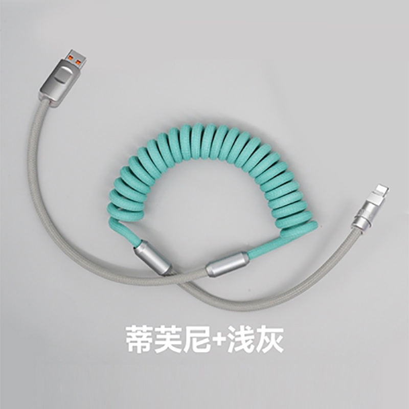 Apple PD cable de datos adecuado para iPhone14 cable de carga vivo Xiaomi coche Huawei 120W Android cable de carga rápida