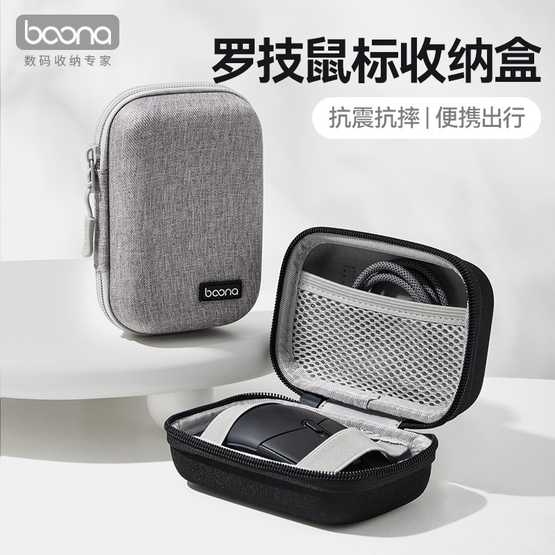 The Mouse Storage Box Is Suitable for Logitech Mouse, Convenient Travel Storage Box, Hard Shell Anti-Fall and Anti-Pressure Protective Cover