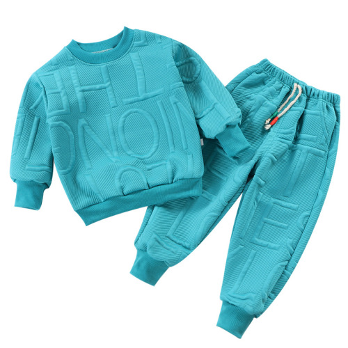 Boys' Autumn Suit New Girl Baby Sweater Two-piece Set Children's Casual Clothes Trendy Children's Clothes for Small and Medium-sized Children