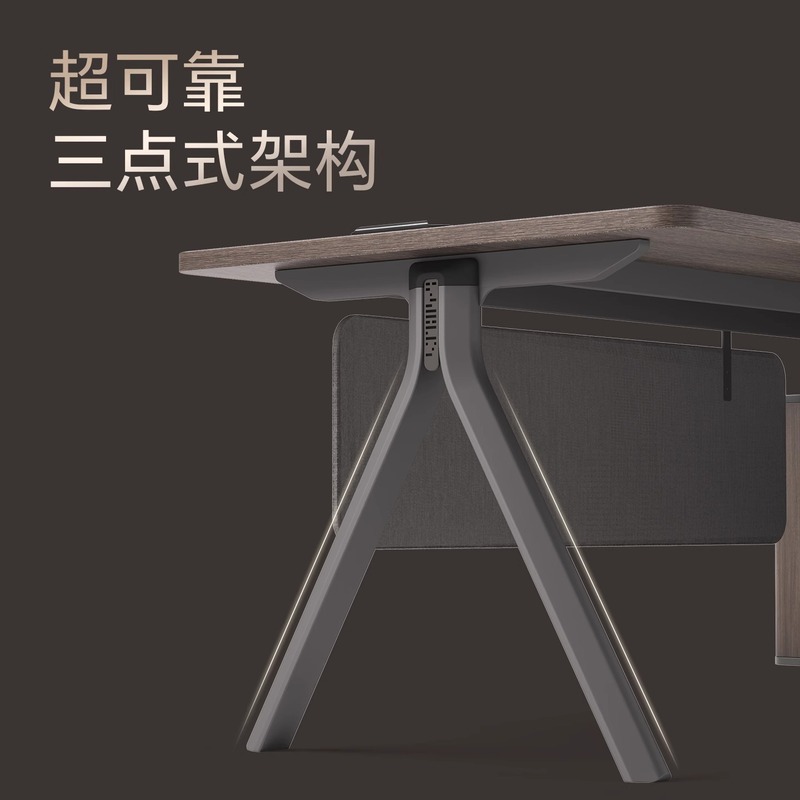 【2025年新製品】高級オフィスボスデスク、軽くて高級感のあるハイエンドの若いデザイナーマネージャーデスク|undefined